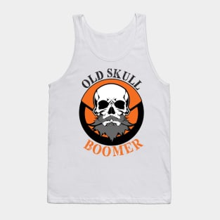 Old Skull Boomer Clear Colors variant Tank Top